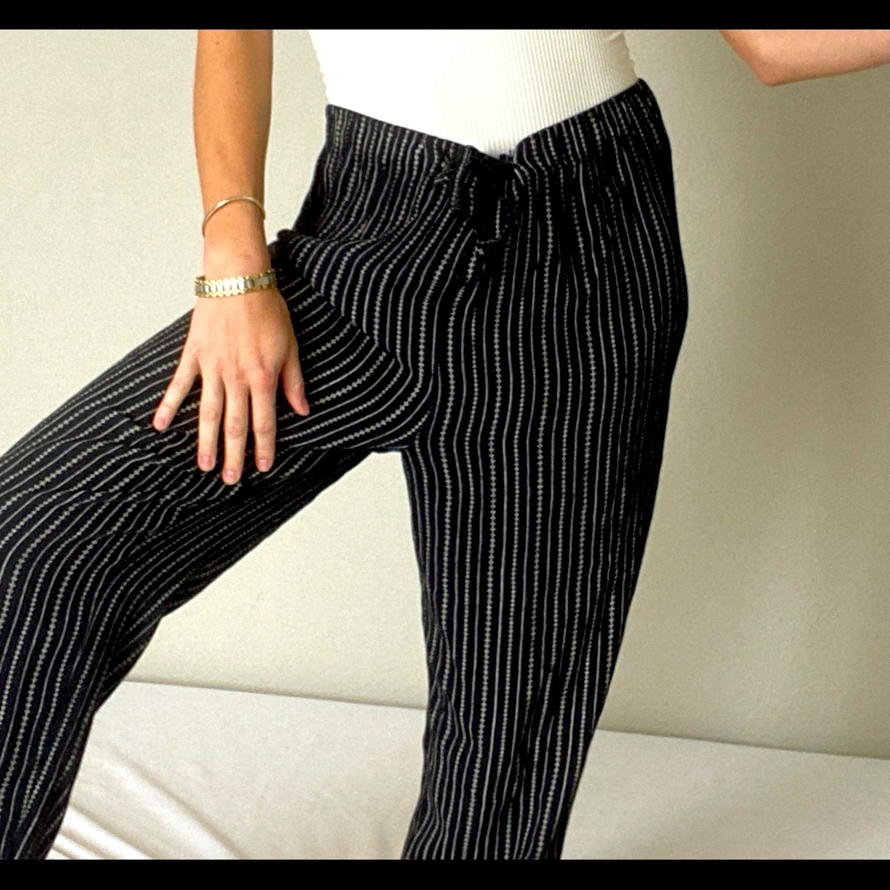 Black and Cream Vintage 80s Ship n’ Shore Lounge Pant
